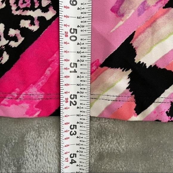 Cato Multi-Color Print Short Sleeve Shirt Maxi Dress Size Petite Large NWT - Picture 9 of 9